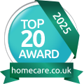 Homecare.co.uk Top 20 Awards 2025